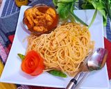 A picture of step 5 of Chicken spaghetti.