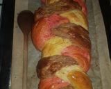 Húsvéti színes-fonott kalács recept fázis 5 fotója