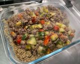 Une image de l'étape 15 de Gratin de thiéré au bœuf, légumes et emmental.
