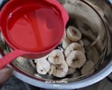 A picture of step 1 of Eggless Banana Suji Cake (Without Oven).