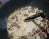 Foto langkah ke 3 dari resep Fettuccine carbonara.