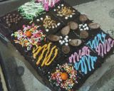 Foto langkah ke 8 dari resep Brownies Kukus full Toping.