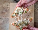 A picture of step 8 of Easy & Quick Bread pizza.