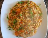 Foto del paso 4 de la receta: Guisito de arroz y almejas. #Mercado #CEBOLLA