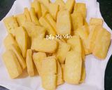 Hình bước làm 3 của món Đậu hủ xào nấm mèo,cà rốt và tàu hủ ki