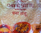 A picture of step 1 of Sattu Powder (Masala Puri).