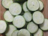 Parrillada de chorizo y zuchinni