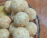Foto langkah ke 4 dari resep Onde2 glowing isi kacang hijau.