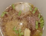 Foto langkah ke 1 dari resep Bubur Saring: Sapi Tofu Buncis.