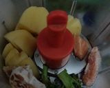 Foto langkah ke 2 dari resep MPASI 4 bintang, kentang salmon tempe brokoli.