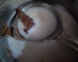 A picture of step 1 of Chocolate dosa.