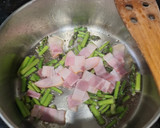 Foto del paso 2 de la receta: Spaghetti con espárrago triguero y bacon