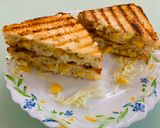 A picture of step 3 of Corn Cheese Sandwich.