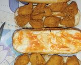 A picture of step 4 of Chicken Tender Pops Burger 🍔.