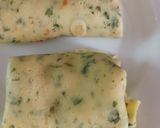 Zöldfűszeres,velővel töltött,rántott palacsinta recept fázis 4 fotója