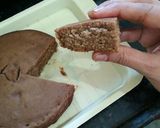 A picture of step 5 of Eggless Sponge cake.