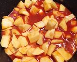 Paprikáskrumpli tarhonyával recept fázis 3 fotója