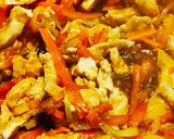 Zöldséges csirkés tészta recept fázis 2 fotója