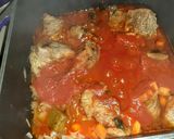 A picture of step 2 of Beef Stew with Potatoes and Peas.