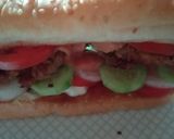 A picture of step 10 of Subway sandwich.