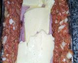 Foto del paso 6 de la receta: Pan de carne relleno con jamón y queso