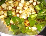 A picture of step 1 of Paneer sabji.