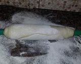 A picture of step 3 of Khoya khaja.