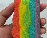Foto langkah ke 5 dari resep Rainbow Cake Kukus.