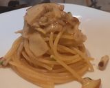 A picture of step 6 of Spaghetti with Porcini Mushrooms.