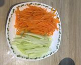 Hình bước làm 2 của món Cơm trộn (비빔밥)