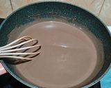 Foto langkah ke 4 dari resep Puding Brownies Roti Tawar.
