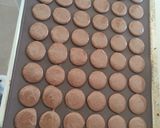 Une image de l'étape 3 de Macaron au chocolat.