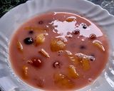 Vegyes gyümölcsleves nyarizei recept fázis 2 fotója