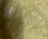 A picture of step 1 of Stuffed green moong dal cheela with paneer burji & cheese.