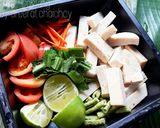 รูปขั้นตอนการทำที่ 1 ของ ตำหมูยอ #กับแกล้ม