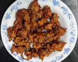 A picture of step 4 of Spinach pakoda.