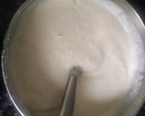 A picture of step 2 of Rice chilla.