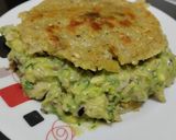 Foto del paso 8 de la receta: Arepa🥯rellena🥙de aguacate🥑y pollo🍗cremosos🌿🥑🥛