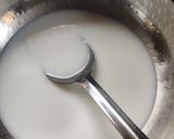 A picture of step 1 of Rose Pudding.