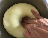 Foto langkah ke 6 dari resep Roti Sobek Pandan, metode autolyse.