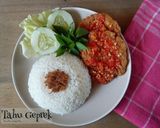 Foto langkah ke 7 dari resep Tahu Geprek.