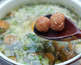 Tárkonyos húsgombócleves recept fázis 10 fotója