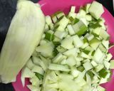 A picture of step 1 of Instant Mango Pickle.