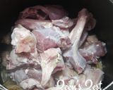 A picture of step 1 of Mutton Nalli Nihari.