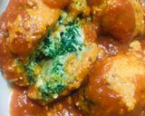 Foto del paso 9 de la receta: MALFATIS DE 🥬 ESPINACA🥬. ÑOQUIS-GNOCCHIS-MAL HECHOS 🍝👌🥬🤩🎊👏😋🤗🍝