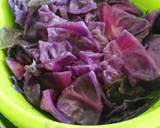 Foto del paso 2 de la receta: Lombarda con vinagreta de frambuesa y piñones
