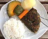 Foto del paso 7 de la receta: Tortilla de Acelga con verduras hervidas y arroz blanco
