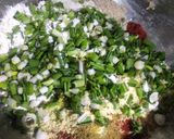 A picture of step 3 of Green garlic thepla.