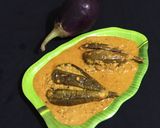 A picture of step 12 of Baingan Curry.