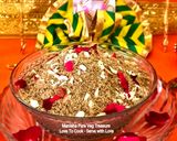 साबूत धनिया सूखा नारियल पंजीरी - पारंपरिक मिठाई भोग प्रसाद जन्माष्टमी स्पेशल रेसिपी चरण 4 फोटो